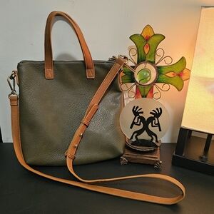 Bree Crossbody Bag by Antik Kraft (Olive color)
